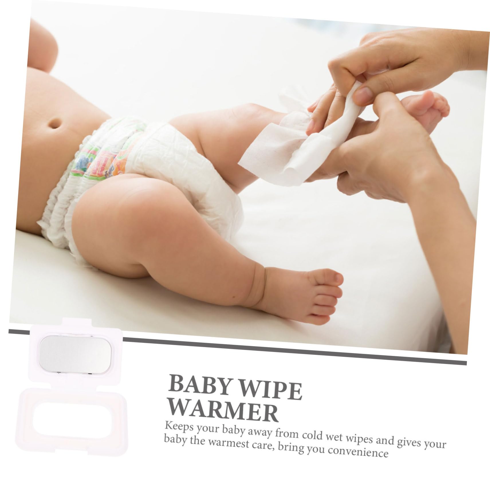 3 Pièces Essuie-tout Lingettes De Voiture Machine De Chauffage De Lingettes Humides Lingettes Pour Voiture Lingettes De Voyage Pour Bébé Distributeur De Voyage Pp Blanche