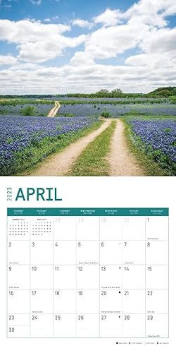 2023 Country Roads Wall Calendar By Bright Day, 12X12 Inch, Beautiful Scenic Photography #TOP7