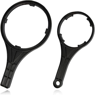 2 PCS Durable Water Filter Wrench, Large Wrench Diameter 6.49 Inches, Small Wrench Diameter 4.37 Inches Water Filter Wrench For Whole House Filter