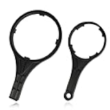 Mtuiewo 2 PCS Durable Water Filter Wrench, Large Wrench Diameter 6.49 Inches, Small Wrench Diameter 4.37 Inches Water Filter Wrench For Whole House Filter