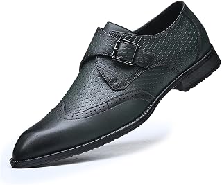 Dress Shoes for Men Wingtip Monk Strap Slip-on Loafers for Men