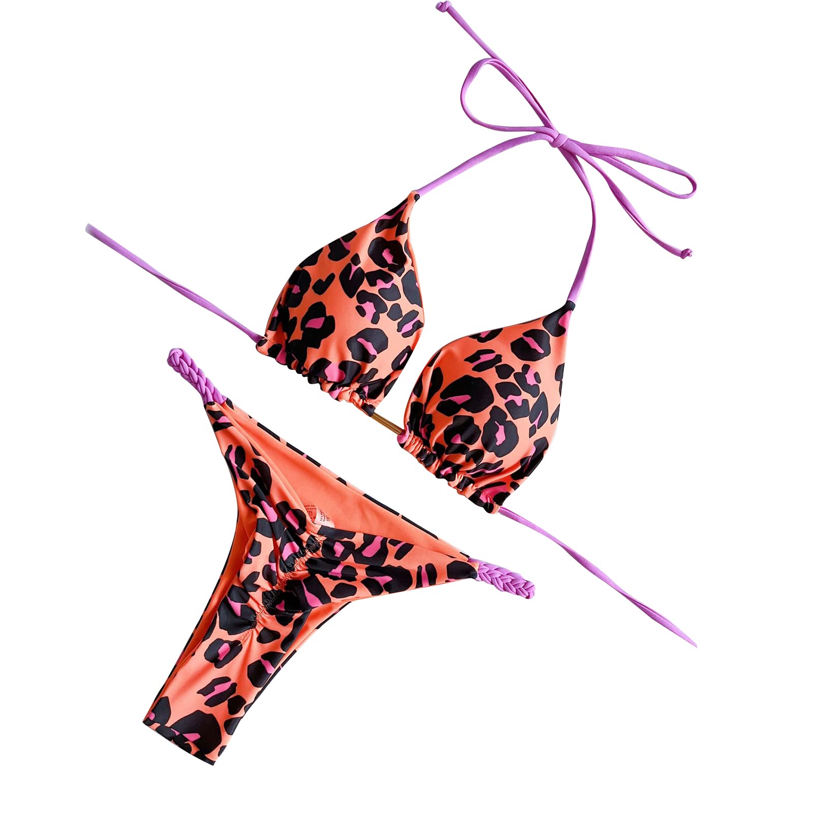 Bikini halter para mujer que soluciona las marcas del sol en la espalda 8