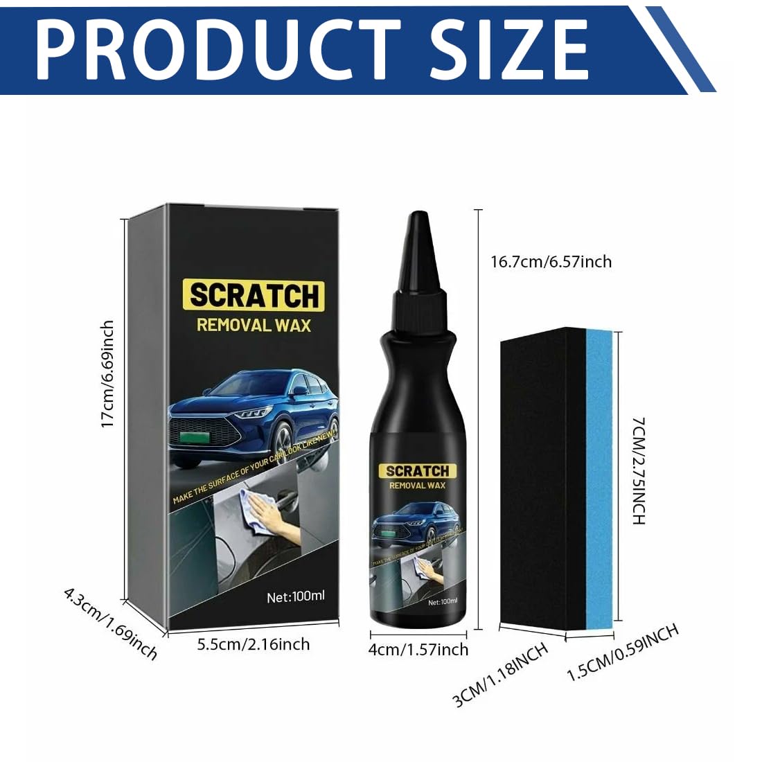 2026 Nuevo Limpiador De Arañazos Automóviles - Pasta Reparación Arañazos - Kit Pulido Automóviles - Restaura El Brillo La Pintura Del Automóvil - 3