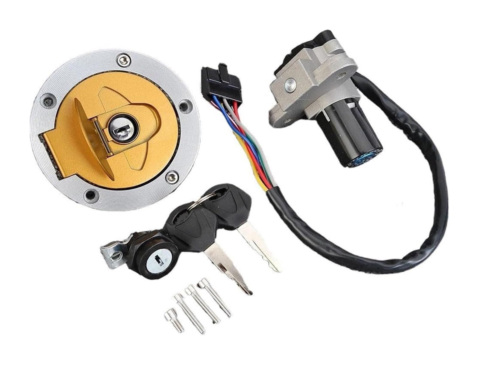 Cerradura De Encendido para Ducati 996SPS 1997-1998 para 996 1999-2001 para 998S 2002 59820281A Interruptor Arranque Bloqueo Dirección Motocicleta Encendido Combustible