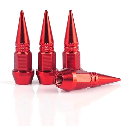 Tapones de válvula SINGARO de 1.77 pulgadas, aleación de aluminio, a prueba de polvo e impermeables, aptos para automóviles, camiones y motocicletas