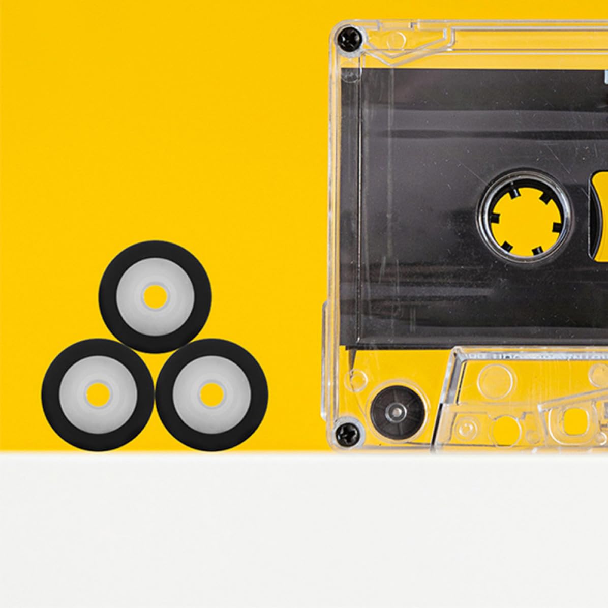 12 Rulli Pressori In Plastica Per Registratori E Lettori Audio – Ricambio Per Trasporto Nastro - 4