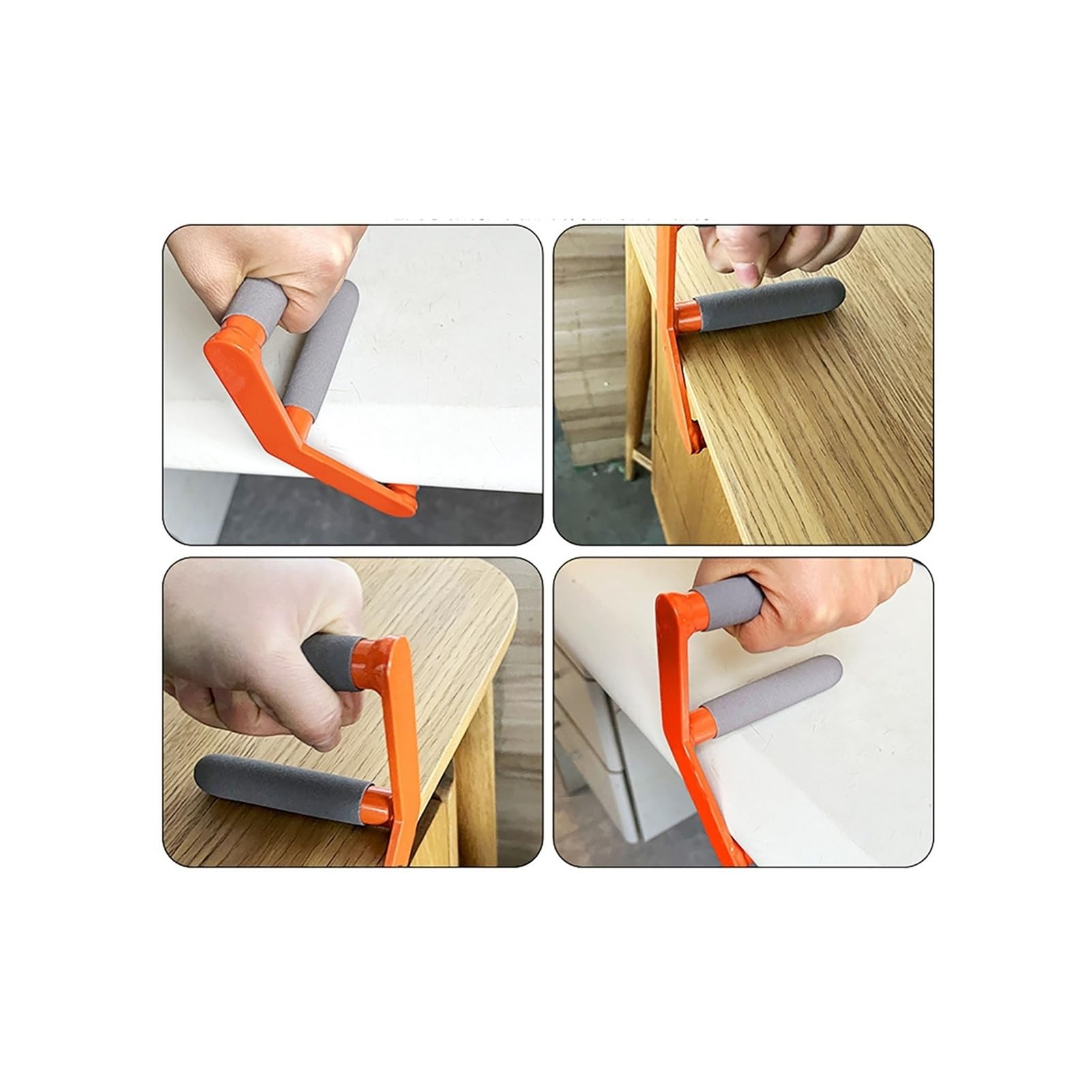 Poignée de levage de cloison sèche, outil multifonction antidérapant pour soulever des carreaux de céramique et du contreplaqué (2 pièces)