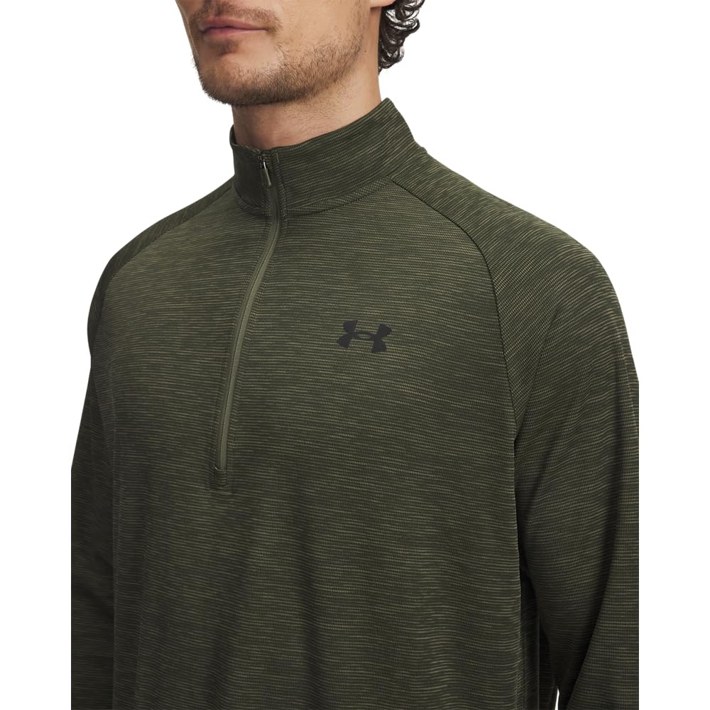 Under Armour Herren UA Tech 2.0 langärmliges Sportshirt mit Half Zip, sportliches Longsleeve, schnell trocknendes Langarmshirt für Männer