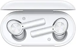 OnePlus Buds Z – Fones de ouvido intra-auriculares sem fio verdadeiros com estojo de carregamento, branco – carregamento rápido, graves profundos, confortáveis e leves, IP55, branco brilhante