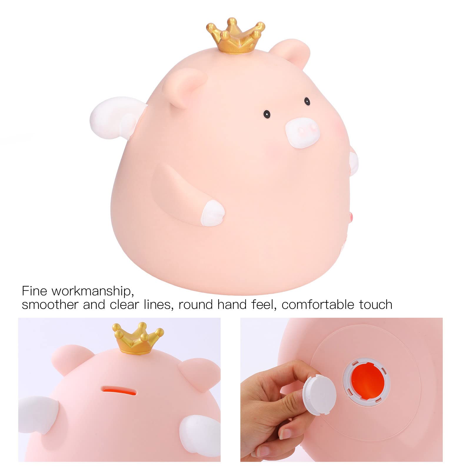 Salvadanaio Infrangibile A Forma Di Animale | Per Bambini | Design Divertente | Con Coperchio - Foto 10