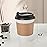 RACETOP 12 oz 50 pack Disposable Paper Coffee Cups with Lids and Sleeves