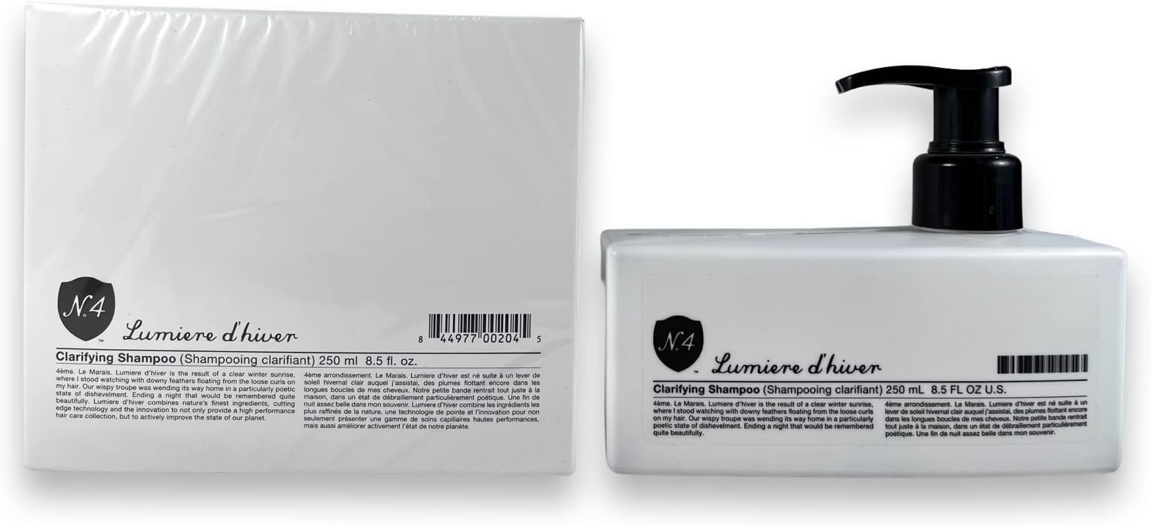 N.4 High Performance Hair Care Lumiere d'hiver (Clarifying Shampoo) 8.5oz