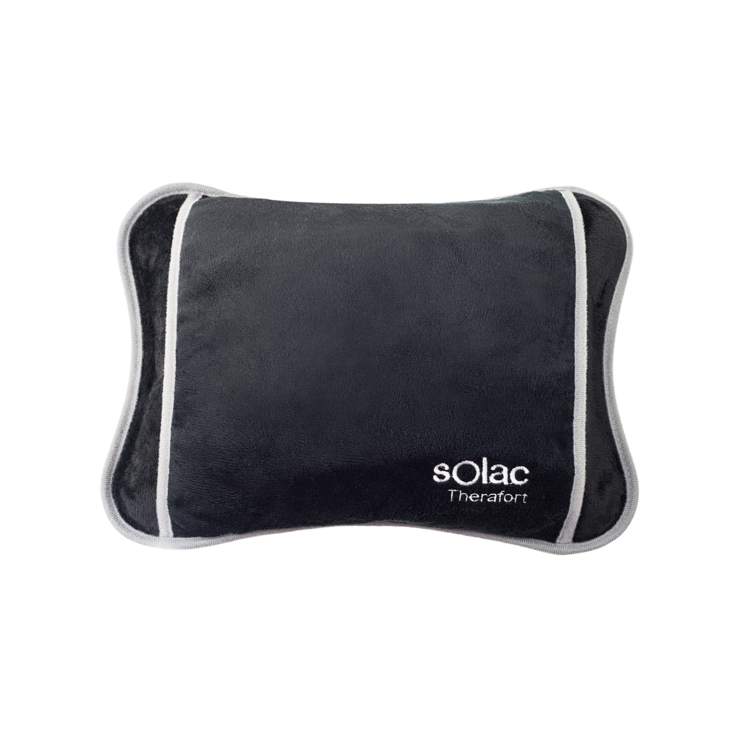 Solac - Bolsa de Agua Térmica Caldea | 360 W | Ergonómica | Autonomía de 120 Minutos | Conector Extraíble | Tacto Suave | Tejido Transpirable | para calientar Cama | Saco Térmico con Funda