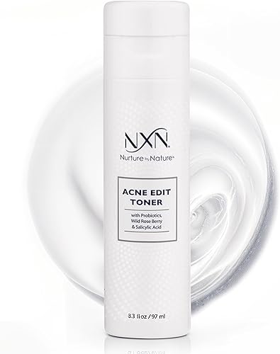 Miniatura 2 de NxN Tónico facial para acné con ácido salicílico, hamamelis, probióticos y extractos naturales multifruta, tratamiento sin alcohol para todo tipo de