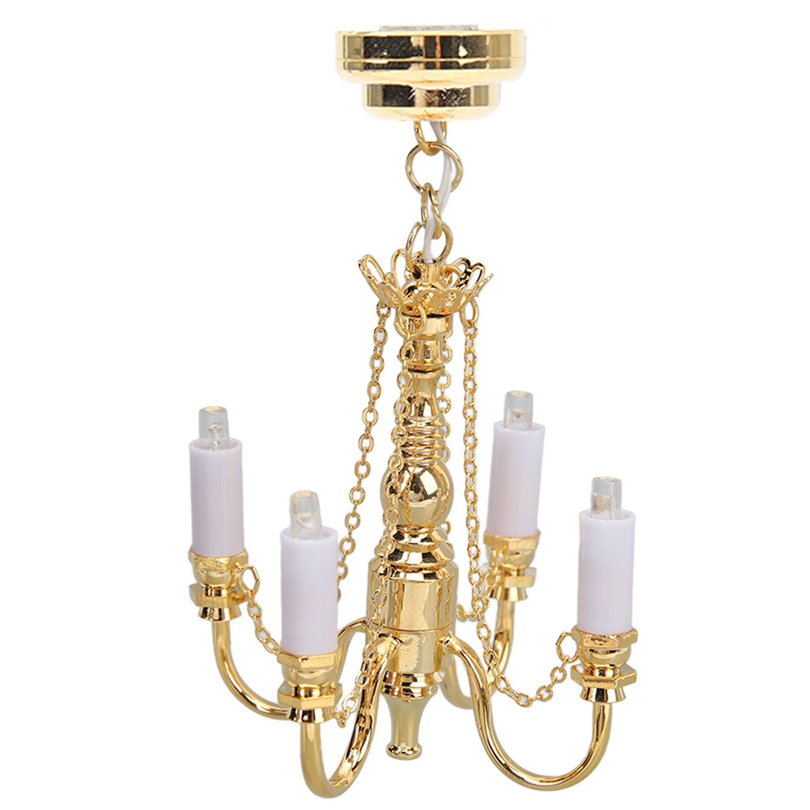 Lustre pour maison de poupée à piles pour éclairer sans câbles vos mini modèles