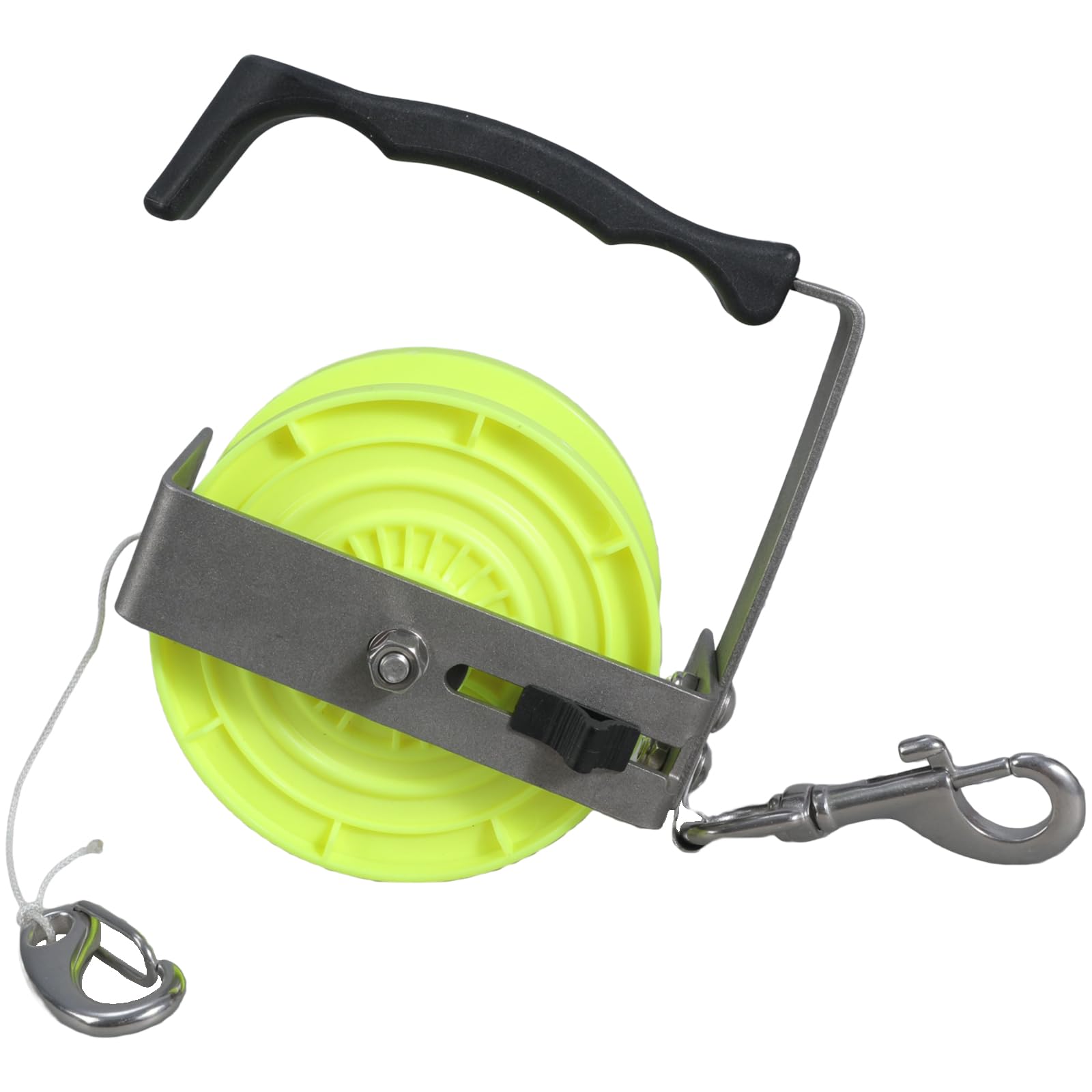 High-Strength Metal Diving Line Reel with Comforts Grips for Wreck Exploration & Underwater Fishing Scubas Diving Equipment Reel
