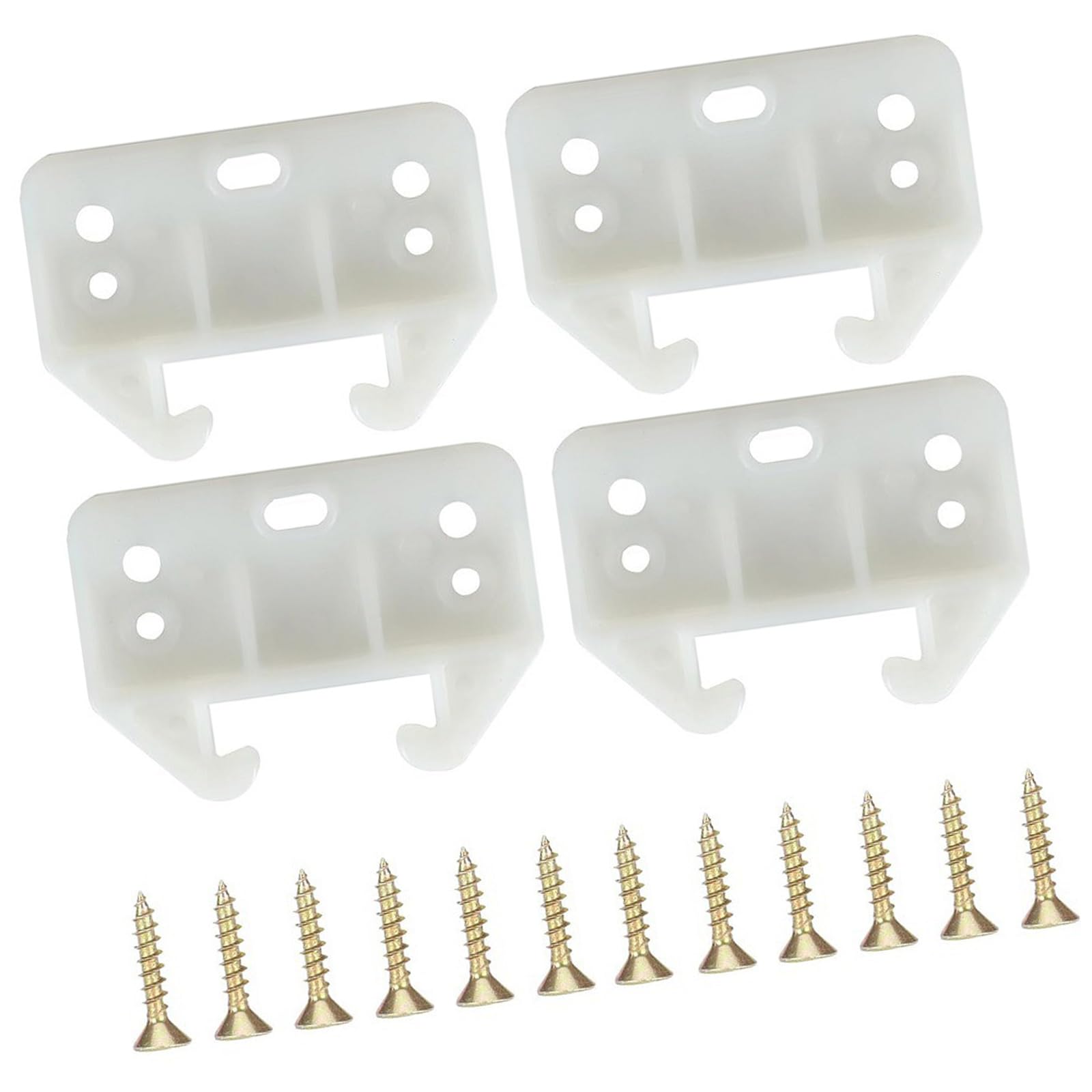 Drawer Slide Rails Replacement Quiet Sliding Track Guides Hardware for Furniture Cabinet Drawers Enduring High Strength Drawer Rails