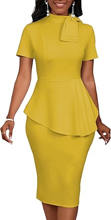 strapless open back dress Queen Entrance Bow Peplum Dress – Jazz It Up Boutique main image 1
