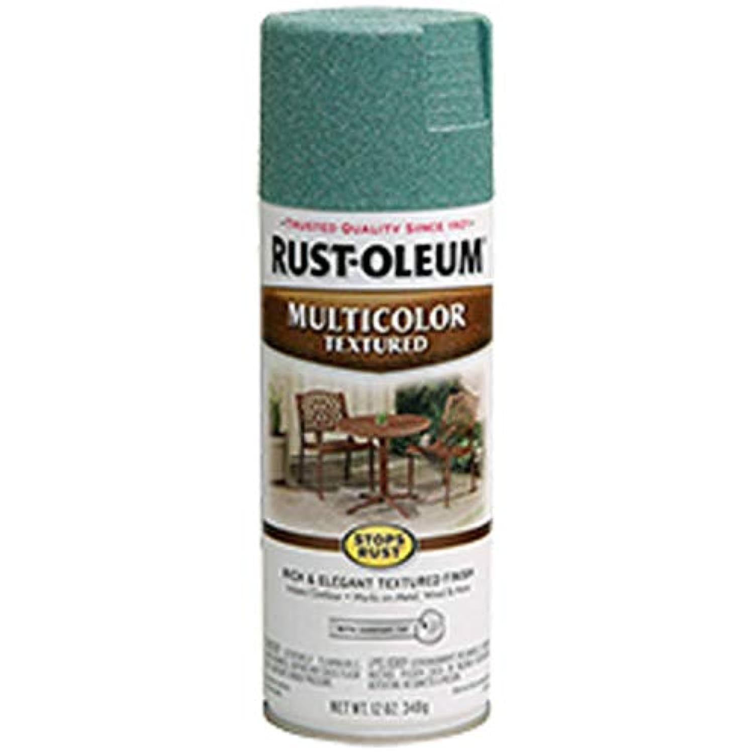 Rust-oleum Stops Rust Multicolor Textured Spray - 239119-12 Oz, Sea Green