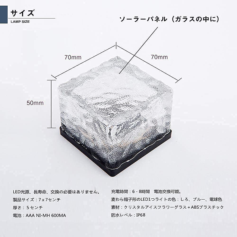 Amazon.co.jp: Tablolive ソーラーライト 埋め込み式 ガーデンライト