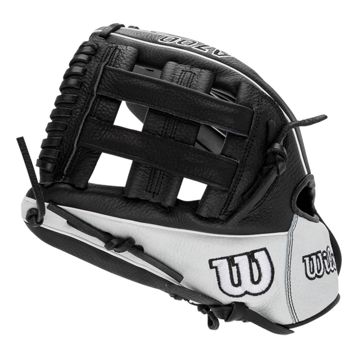 Wilson A700 Infield Fastpitch Glove Noir Blanc 12"