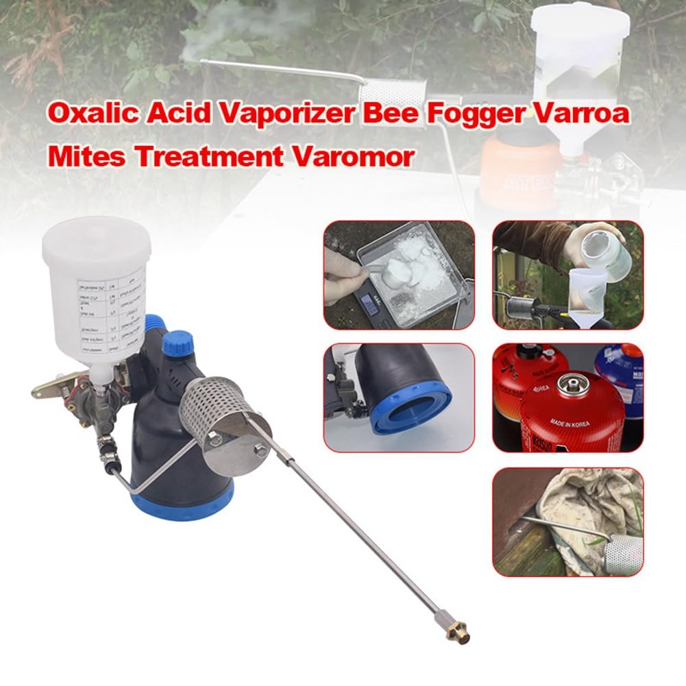 GOSER Bee Fogger Varroa Trattamento Strumento Più Efficace Nebulizzatore per Acari Strumenti Apistici