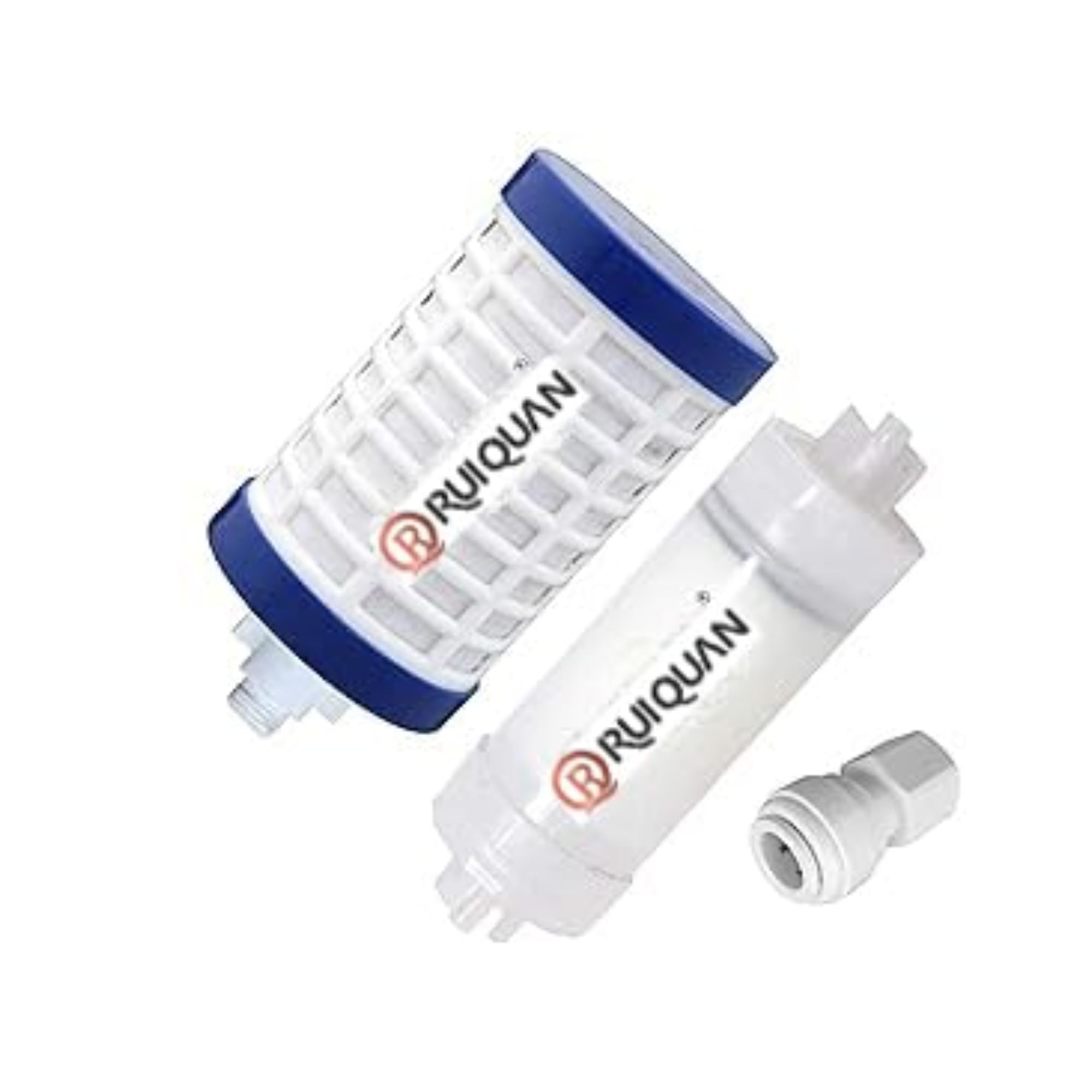 Ruiquan Non-Electric Gravity Based Ultra Filtration 18-OR 20L Water Purifier Spare Filter Parts (Spun + Uf), White - mineralpot kit