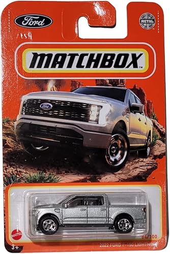 Matchbox 2022 Ford F-150 Lightning [plata] 84/100 en caja, versión de coleccionista MBX disponible en Yaxa Colombia