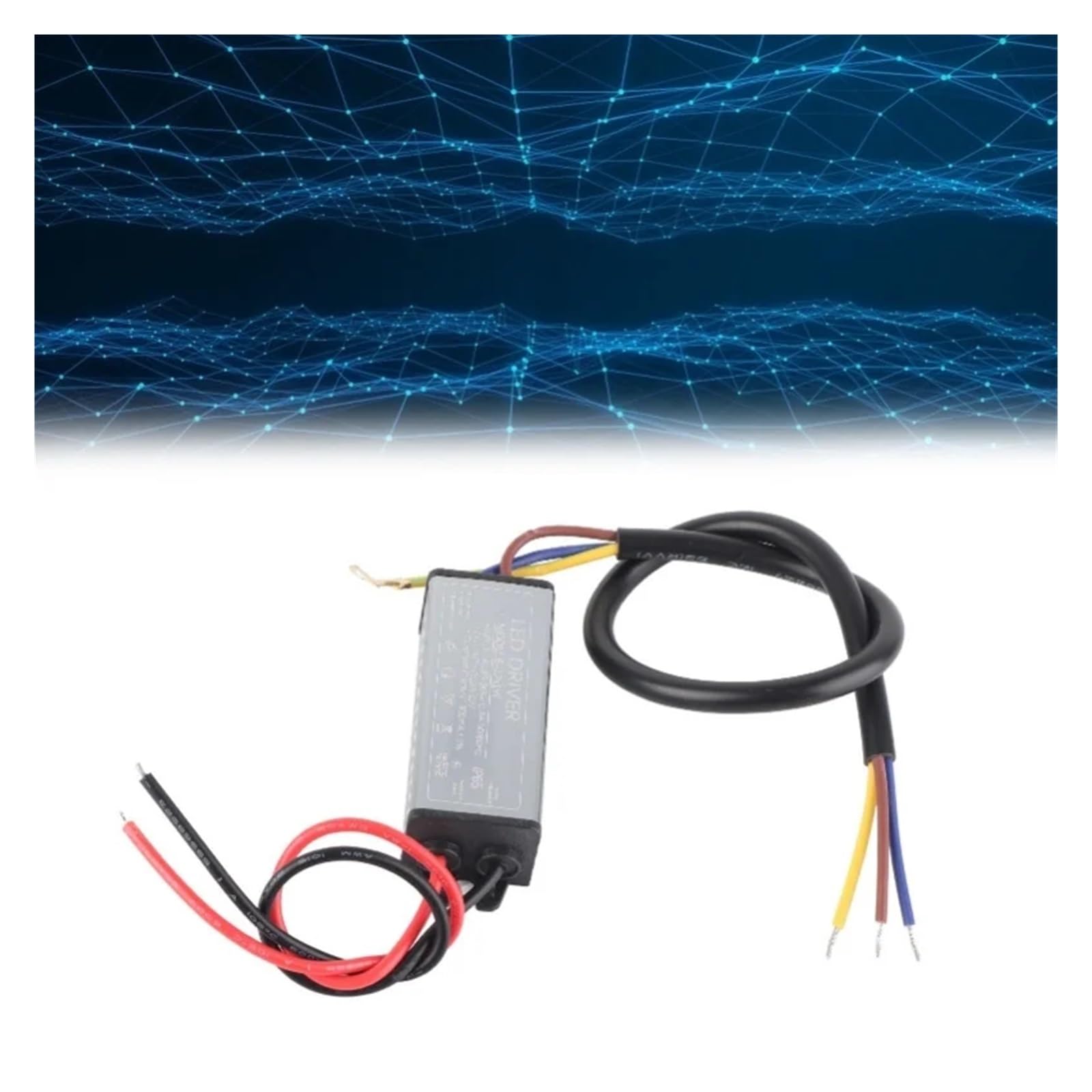 Sterownik LED 300mA AC95-265V DC24-42V Transformator mocy lampy IP65 Dowód dla świateł G4 MR11 MR16
