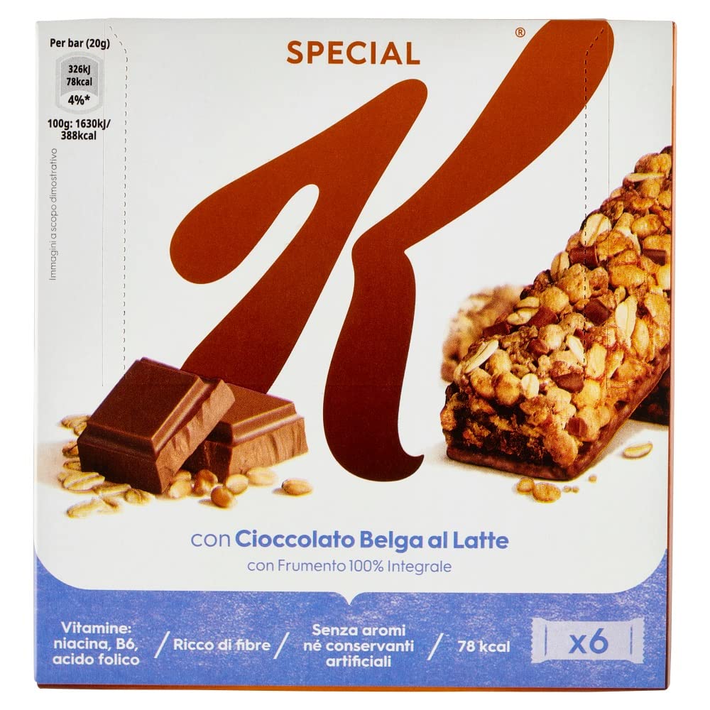 Special MIX - Barrette di Cereali con Frumento 100% Integrale al Cioccolato e Frutti Rossi, 120g [14 Confezione Assortite]