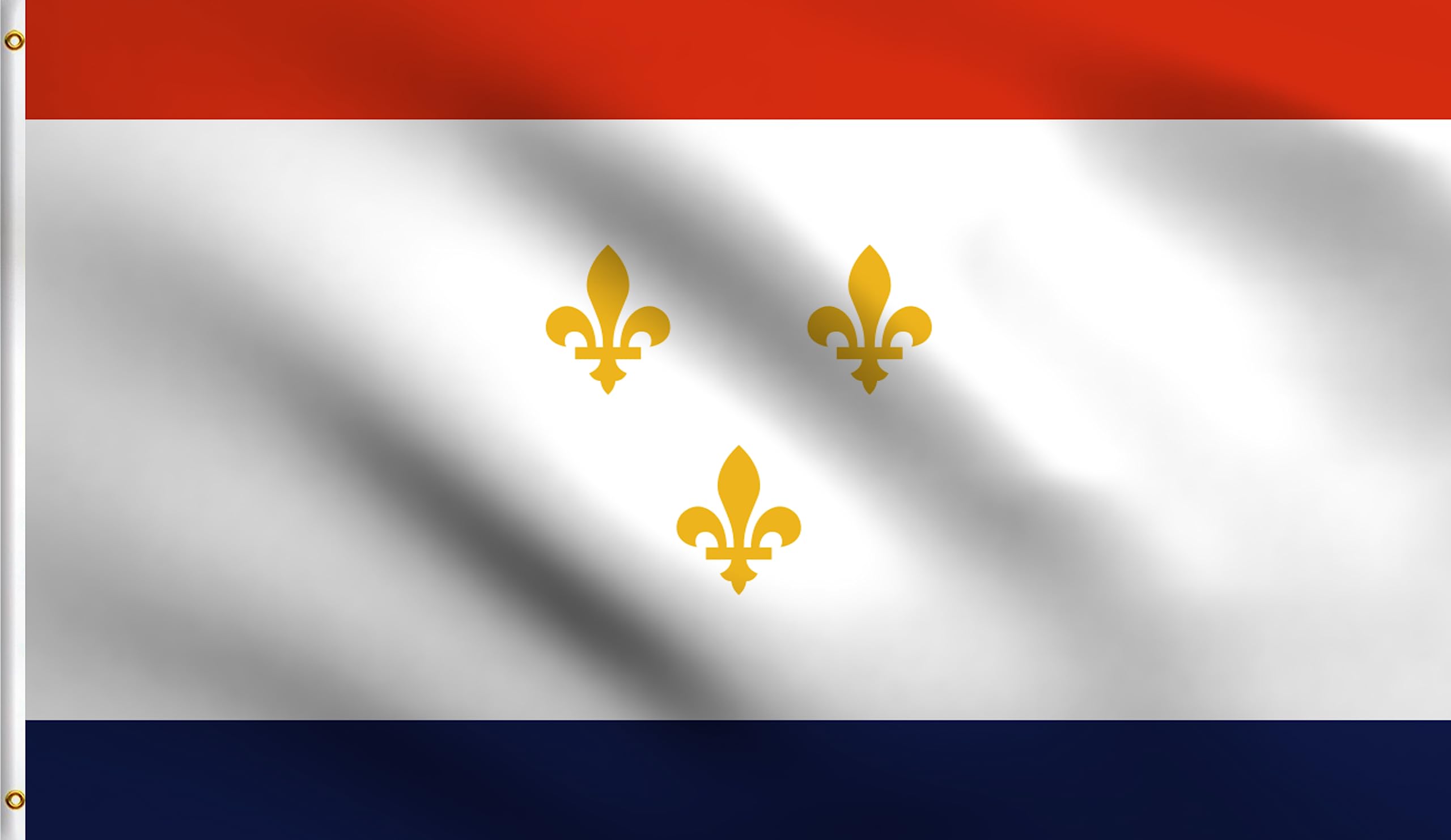 Bandiera Di New Orleans, Louisiana: Design Unico, Colori Vivaci (3 X 5 Piedi) - Italia - Foto 6