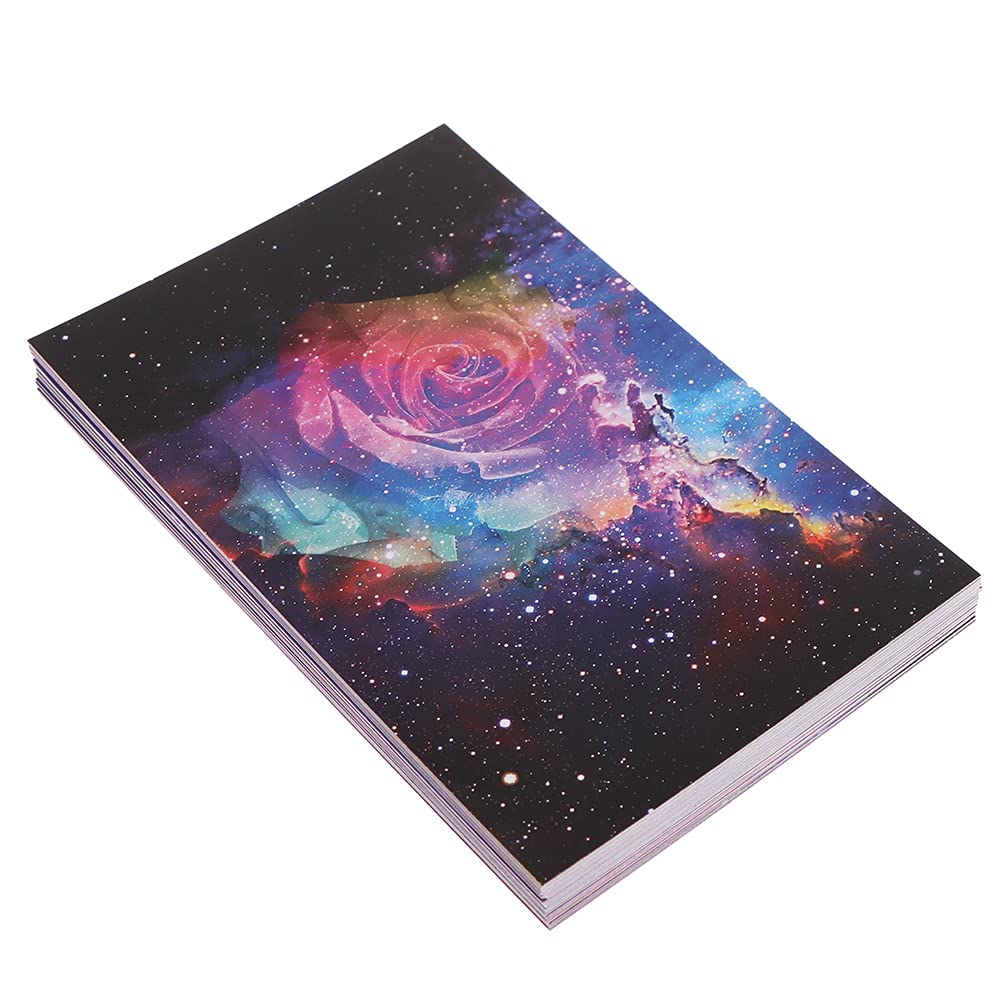 NIU MANG 50Pcs Purple Aesthetic Photo Collage Kit, Wall Art Pictures