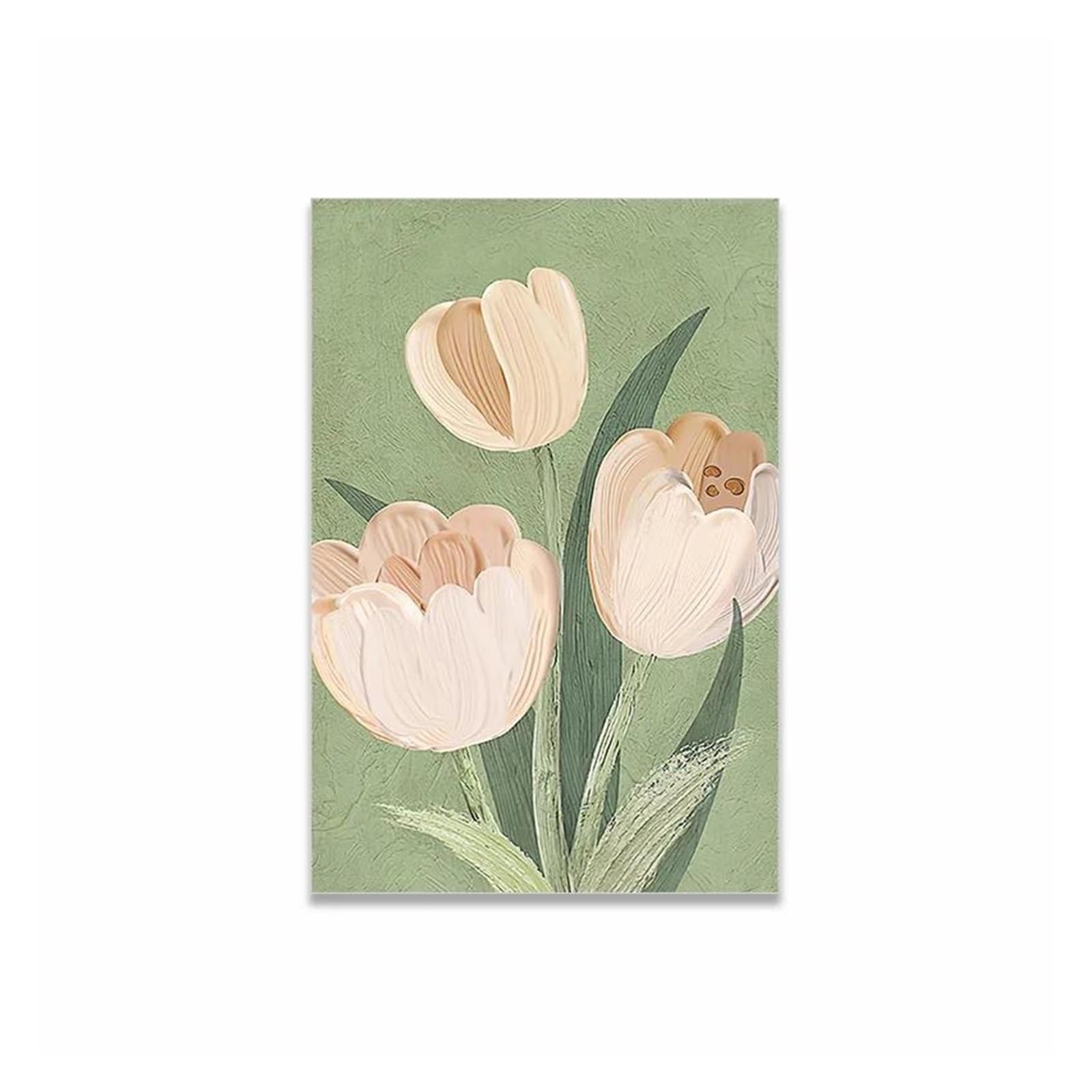 Peinture Murale tulipes de style artistique moderne en 40x50cm