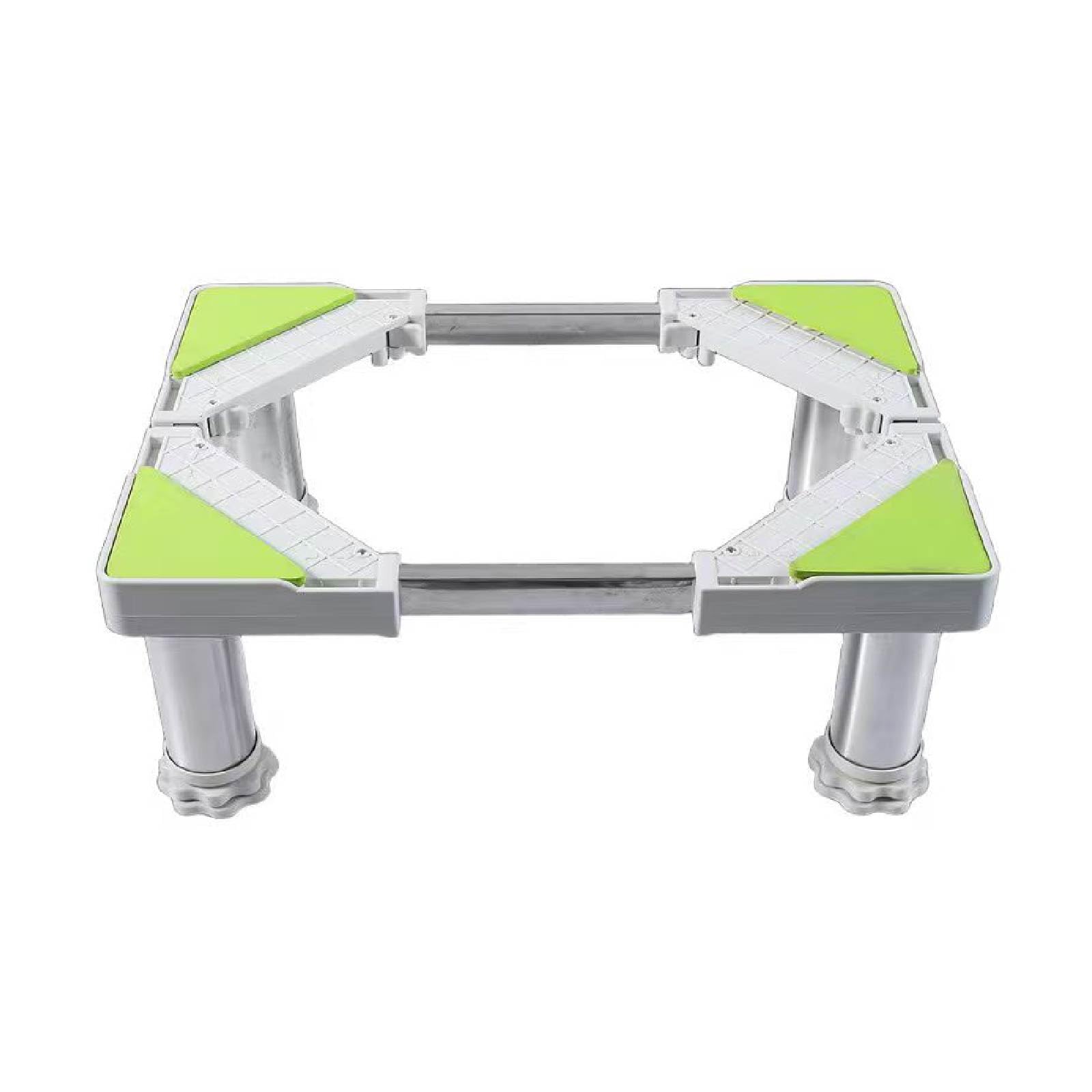 DUANHOZ Stainless Steel Washing Machine Stand Refrigerator Riser Adjustable Height 14-17cm Washer Dryer Base Durable Appliance Pedestal Space-Saving Solution for Home
