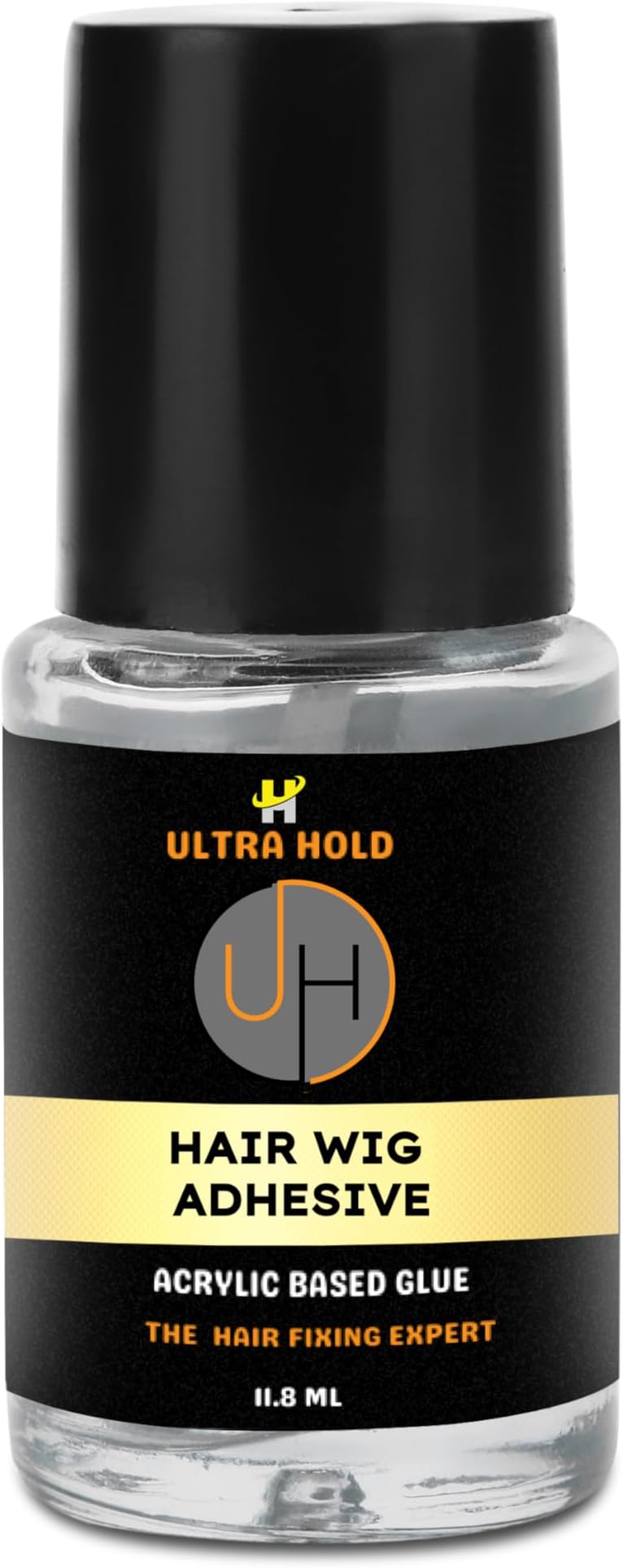 Ultra Hold Hair Patch Adhesive Glue 11.8ml | Waterproof Acrylic-Based Wig Adhesive with Applicator | Long-Lasting Stronghold Hair Patch Glue for Men & Women | For Hair Extension & Lace Wig
