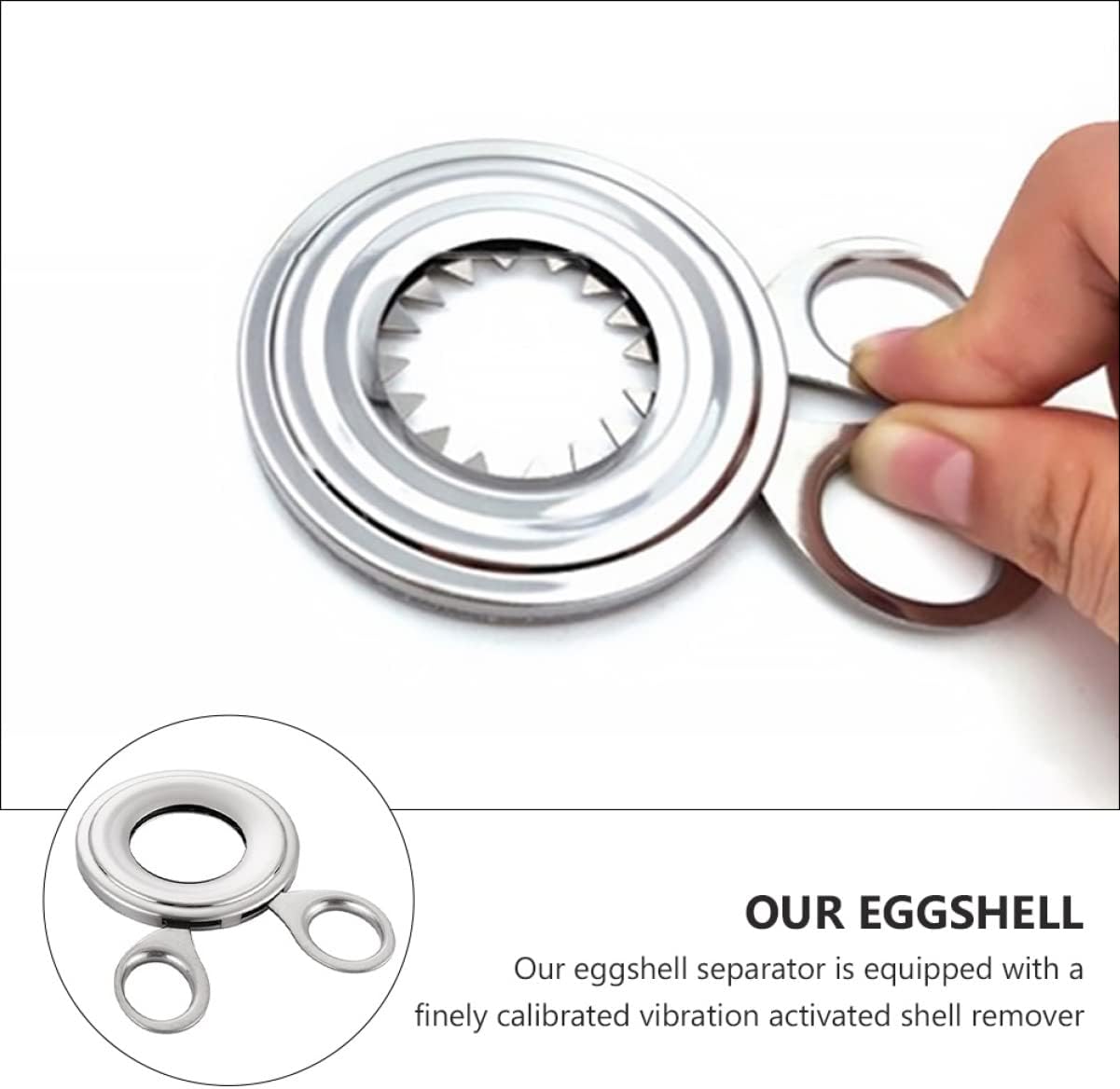 2pcs Manual Eggshell Separator Topper Cutter Tool for All Ergonomic Design Space-saving Kitchen Gadget for Effortless Shell Removal