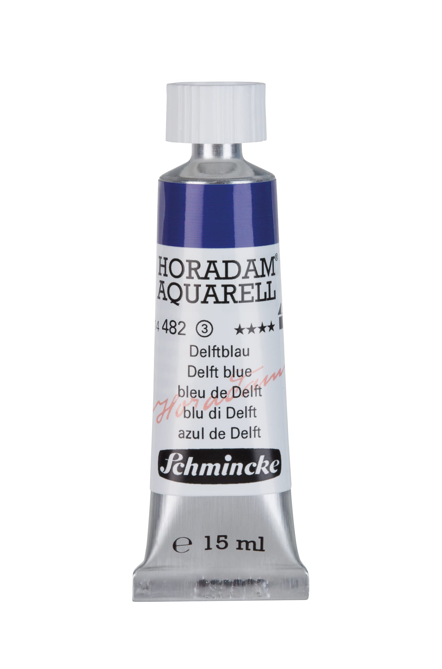 Schmincke - HORADAM® AQUARELL - acuarelas para artistas, 492 azul de Prusia, 14 492 044, 1/2 godet — view 5