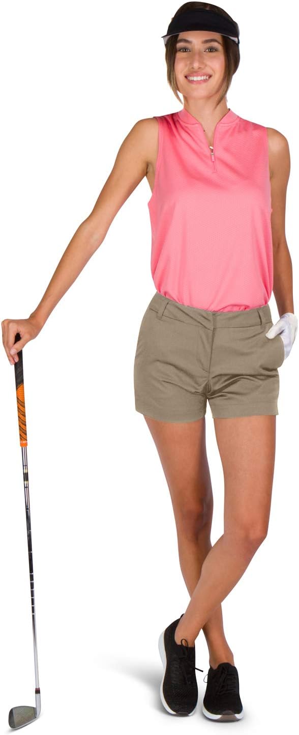 Three Sixty Six Womens Golf Shorts 4 ½ Inch Inseam - Quick Dry Active Shorts with Pockets, Athletic and Breathable - Image 4