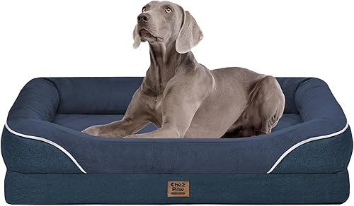 Miniatura 21 de Cama Ortopédica Lavable para Perros Grandes - Camas de Espuma Ortopédica Desmontable para Perros con Bordes Acolchados Cama Grande Impermeable para