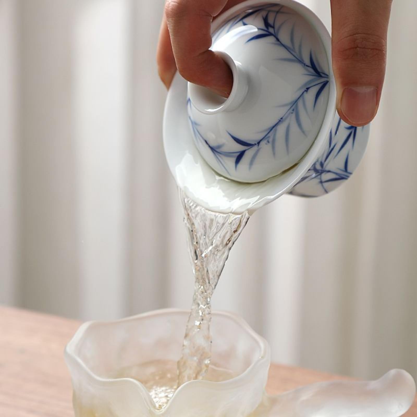 Ceramika ręcznie rysowana Gaiwan, 135 ml 125 g, chiński styl zestaw do herbaty Kung Fu miska do herbaty