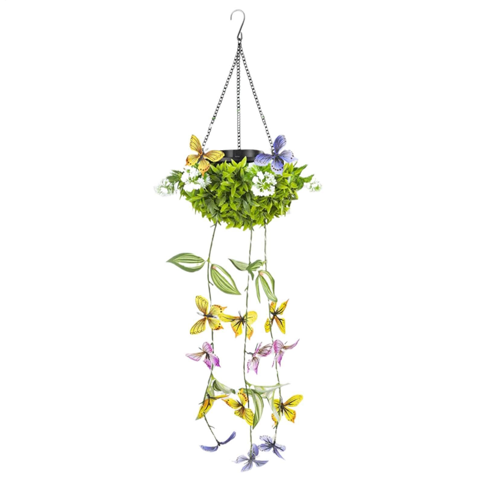 Lampe papillon d'extérieur solaire étanche avec kit de fixation complet - 8