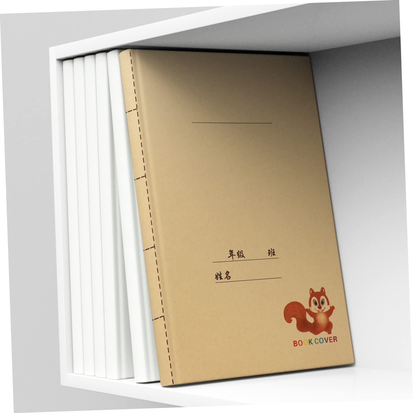 Book Protector 30pezzi in Carta Kraft Copertina Libro Scolastico