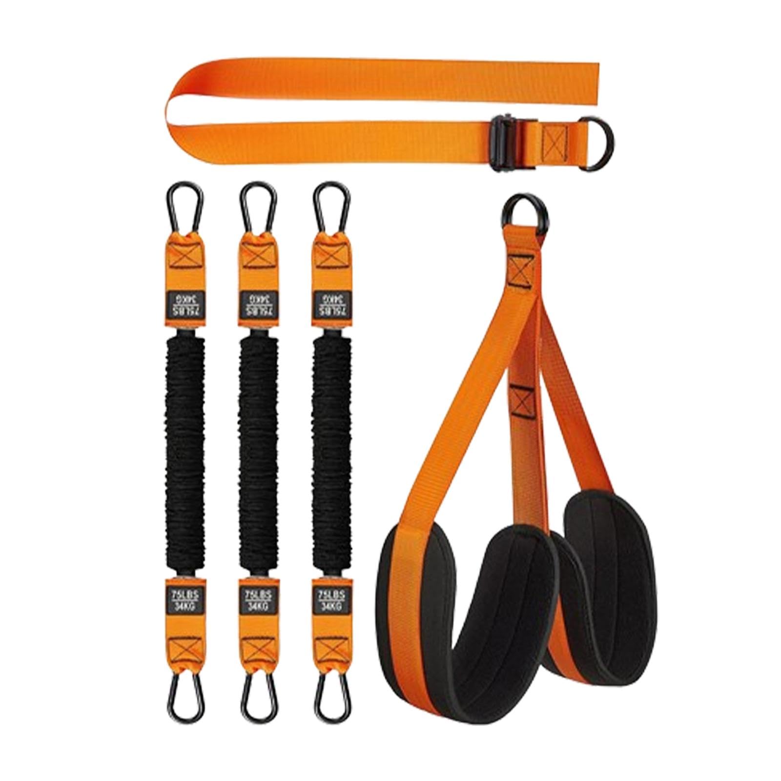 Pull up Assistance Band System for Strength Training Assist Exercise| Resistance Trainers| Fitness Equipment & Gear | Running Yoga |Sporting Goods-image-42