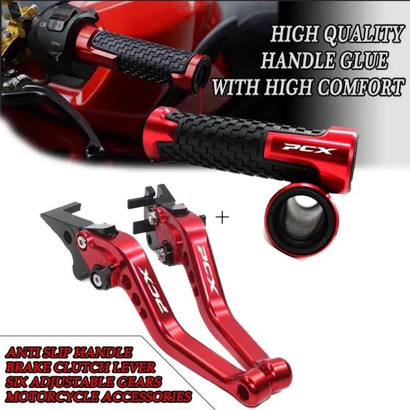 Levier frein embrayage moto PCX150 guidon poignée contre le glissement - 2