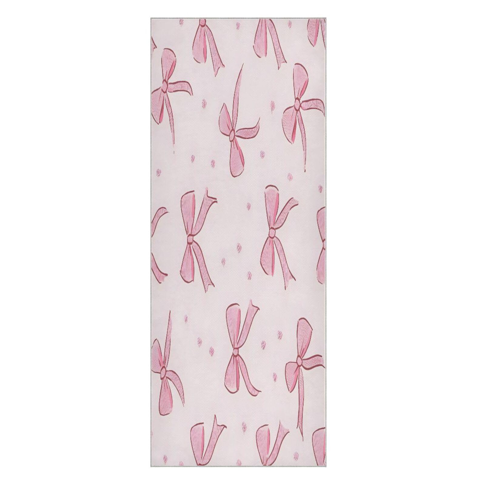 BURSTDDY Bows Hot Yoga Towel Absorbent Non Slip Yoga Mat Towel