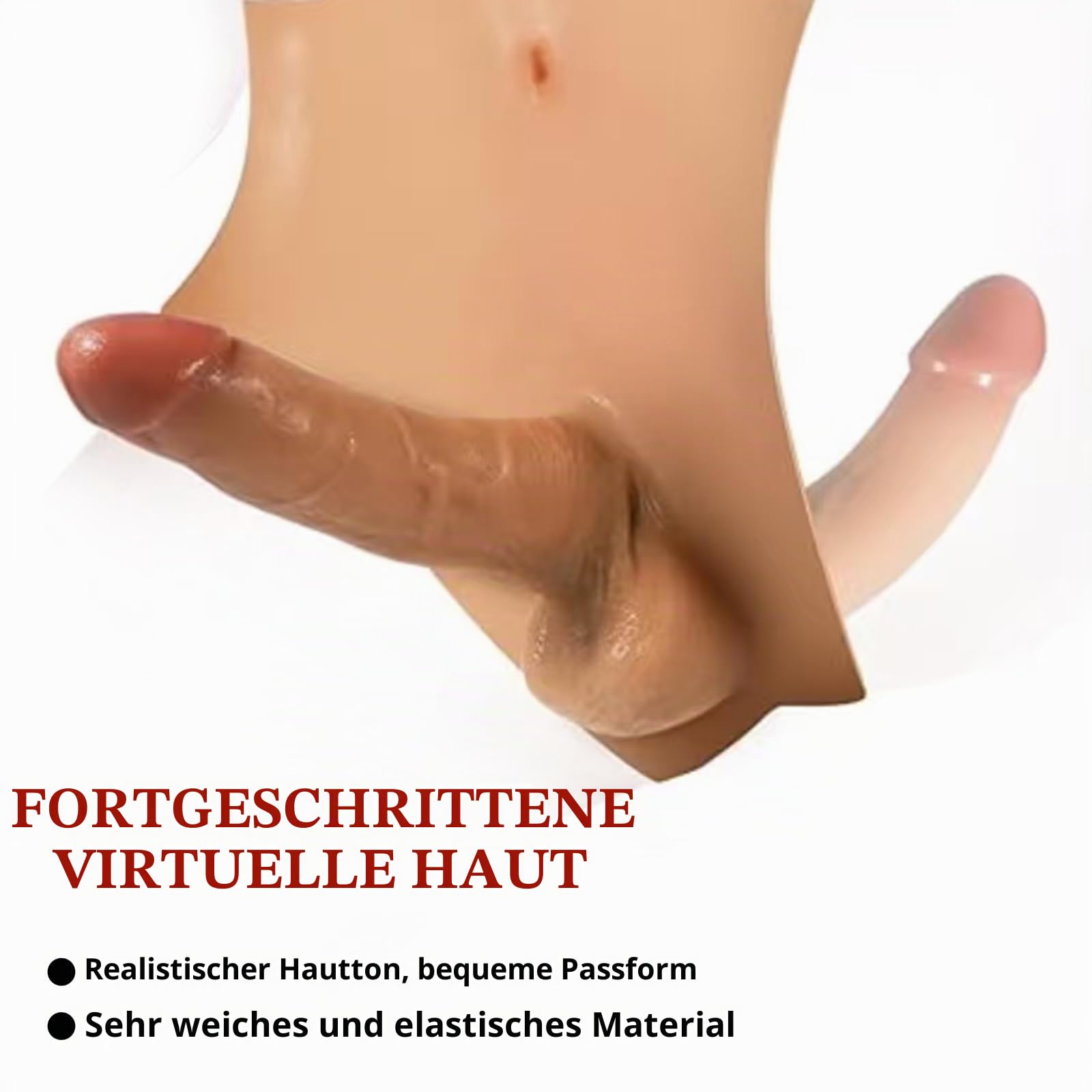 5.0 Umschnall-Dildos Flüssigsilikon mit Doppeldildo - Strap on Umschnall für Frauen Paare Lesbian,Umschnallpenis Höschen mit Double Dildo Anal Dildo,Analplug Diloschwanz für Frauen