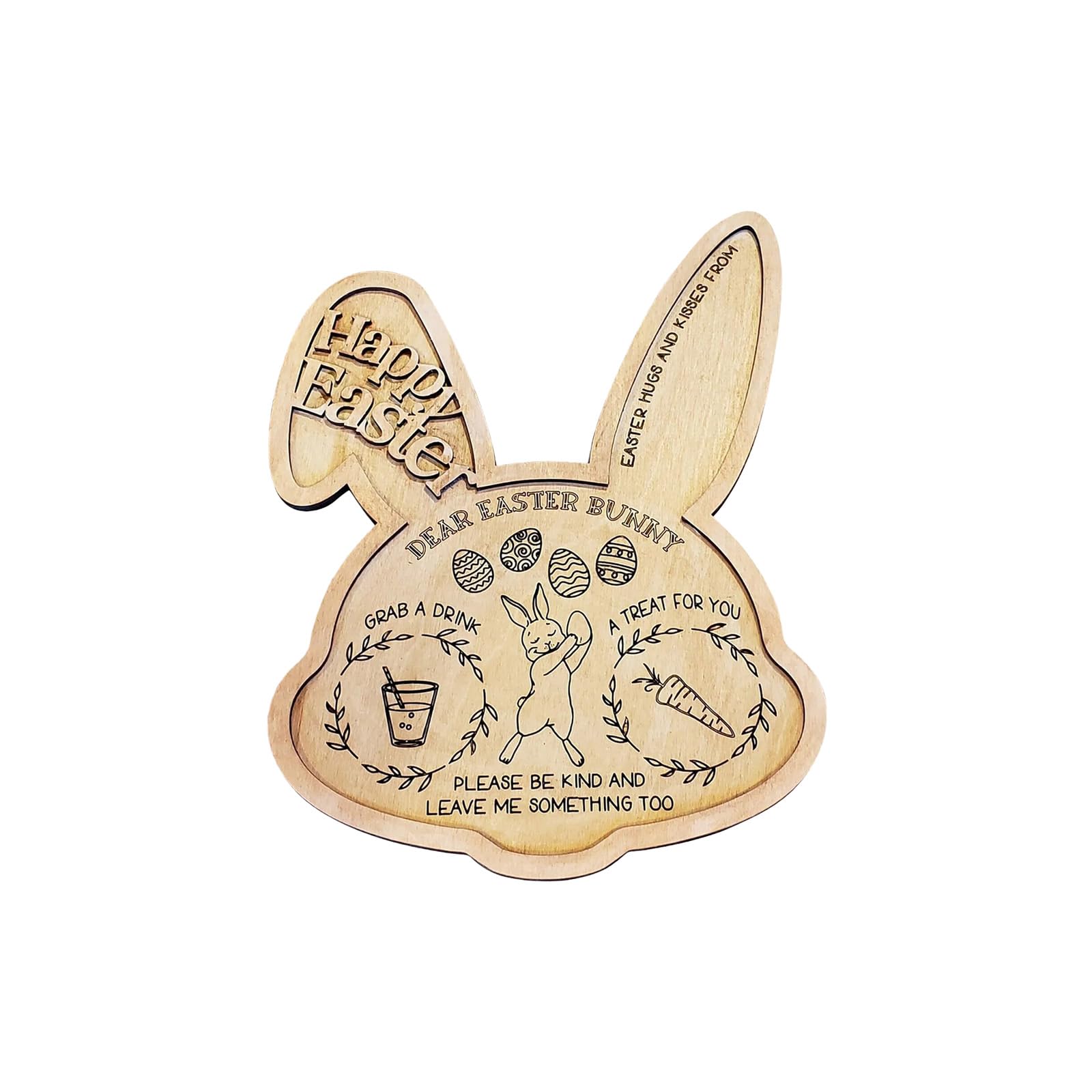 Nucelit Fillable Rabbits Charcuterie Board Box Table Decoration Food Tray Platter Decorative Serving Plate CHome Decors Wooden Charcuterie Box Wooden Fillable Rabbits Board