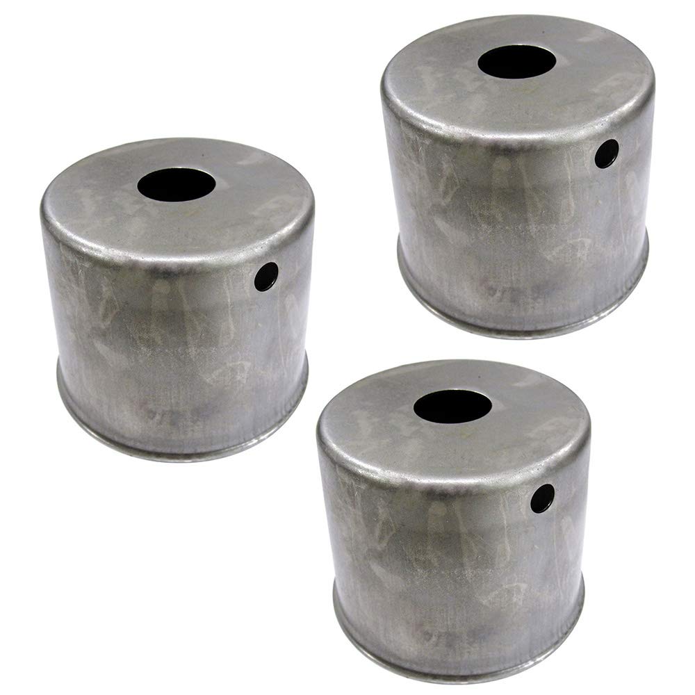 3 Pack New Blade Bolt Beveled Washer & Dust Cup Cover Set Fits Kubota ZD321 ZD326S
