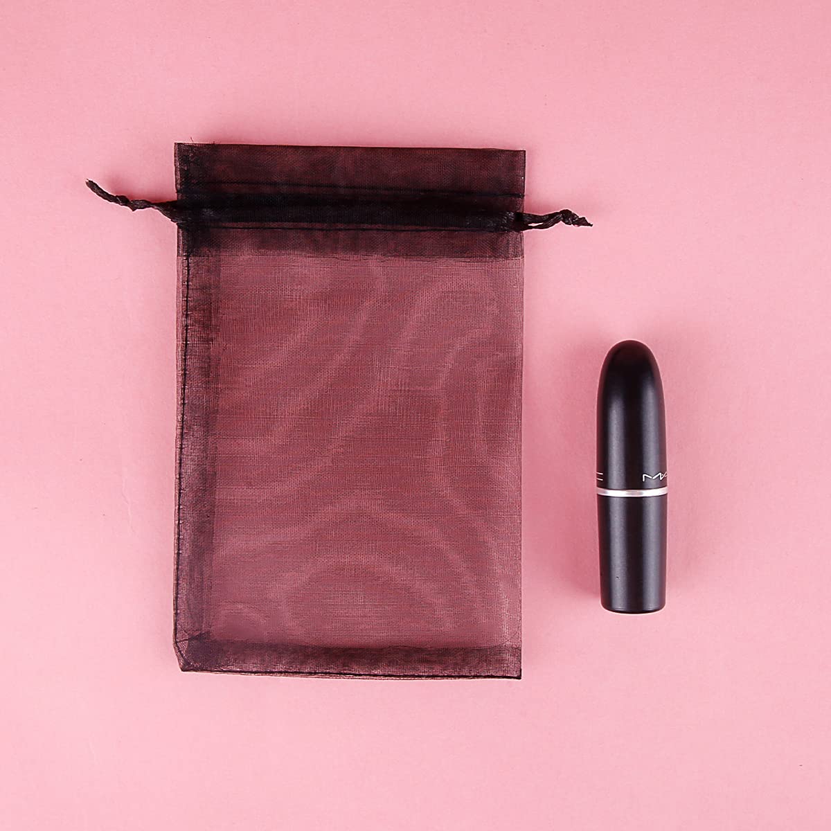 60 Pcs Burgundy Organza Bags 4x6 Inch – Drawstring Gift Bags For Wedding Favors & Jewelry
