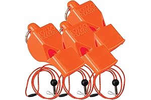 Whistle Fox 40 Classic Whistle with Breakaway Lanyard 3 Pack: The Ultimate Safety Essential